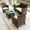 Bàn Ghế Sofa Mây Nhựa E110