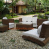 Bàn Ghế Sofa Mây Nhựa A225