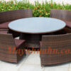 Bàn Ghế Sofa Mây Nhựa A231