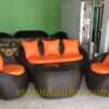 Bàn Ghế Sofa Mây Nhựa A113