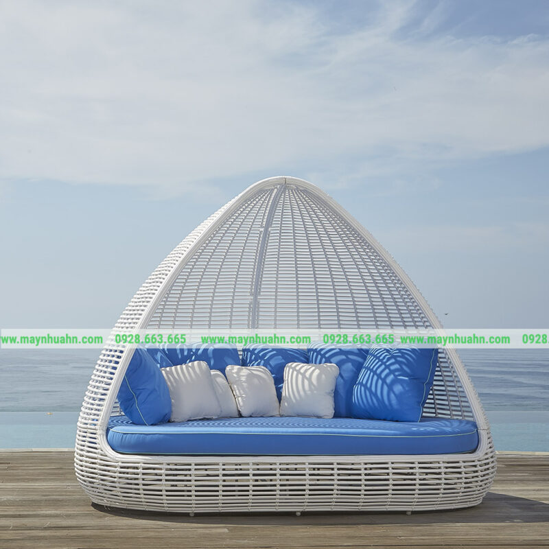 giường hồ bơi có mái che