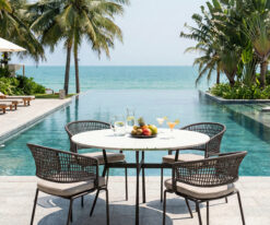 bàn ăn ngoài trời 1 bàn 4 ghế