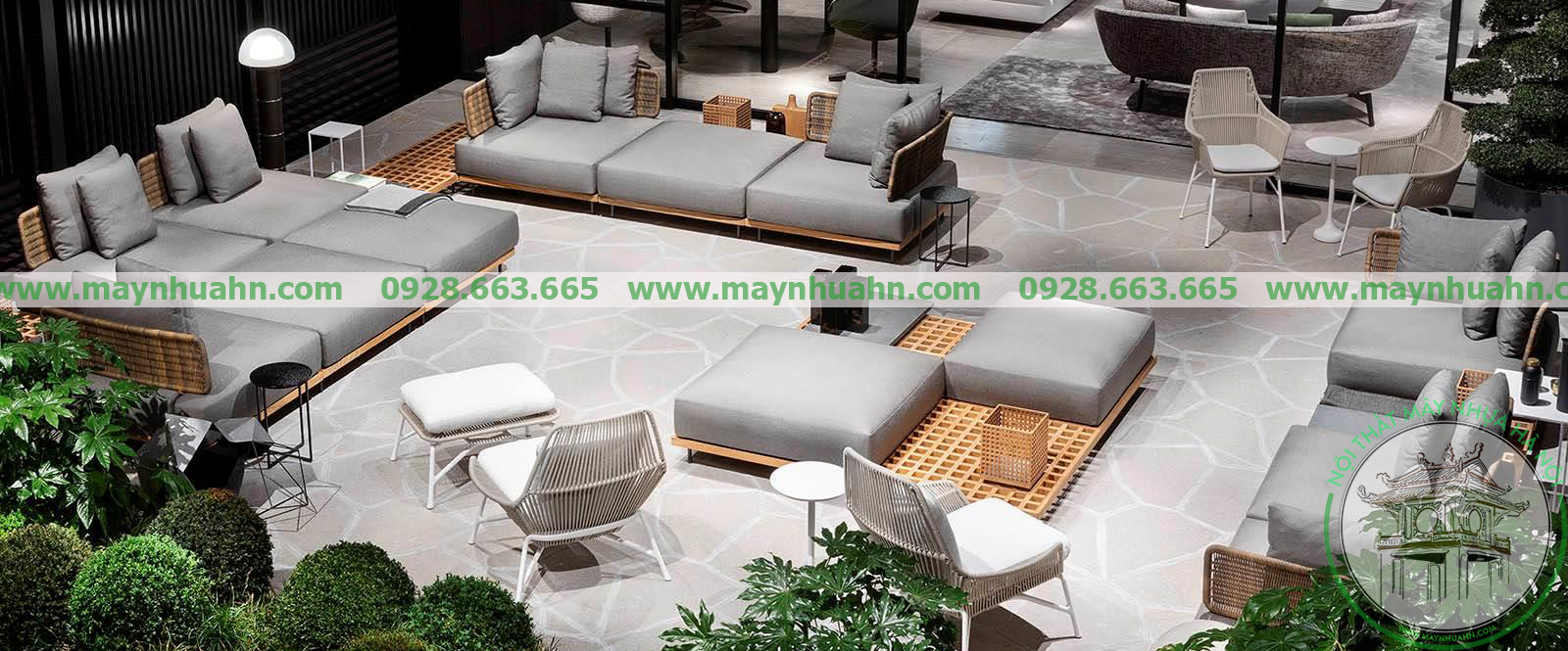 Thiết kế linh hoạt: sofa ngoài trời modular – thay đổi cách bố trí dễ ...