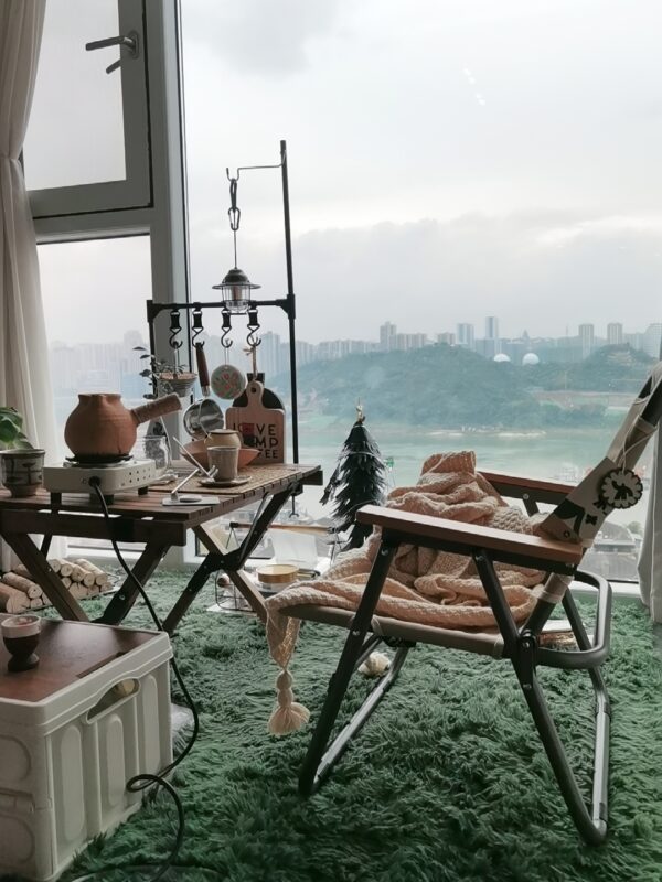 bàn ghế gấp gọn ban công