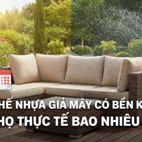 Ban ghe nhua gia may co ben khong