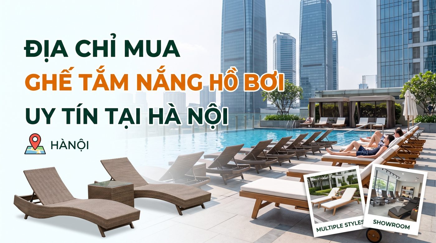 Mua ghế tắm nắng hồ bơi uy tín tại hà nội